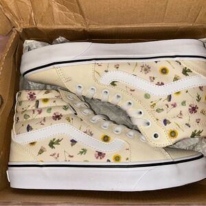 Vans Women's Floral High-Top Sneakers